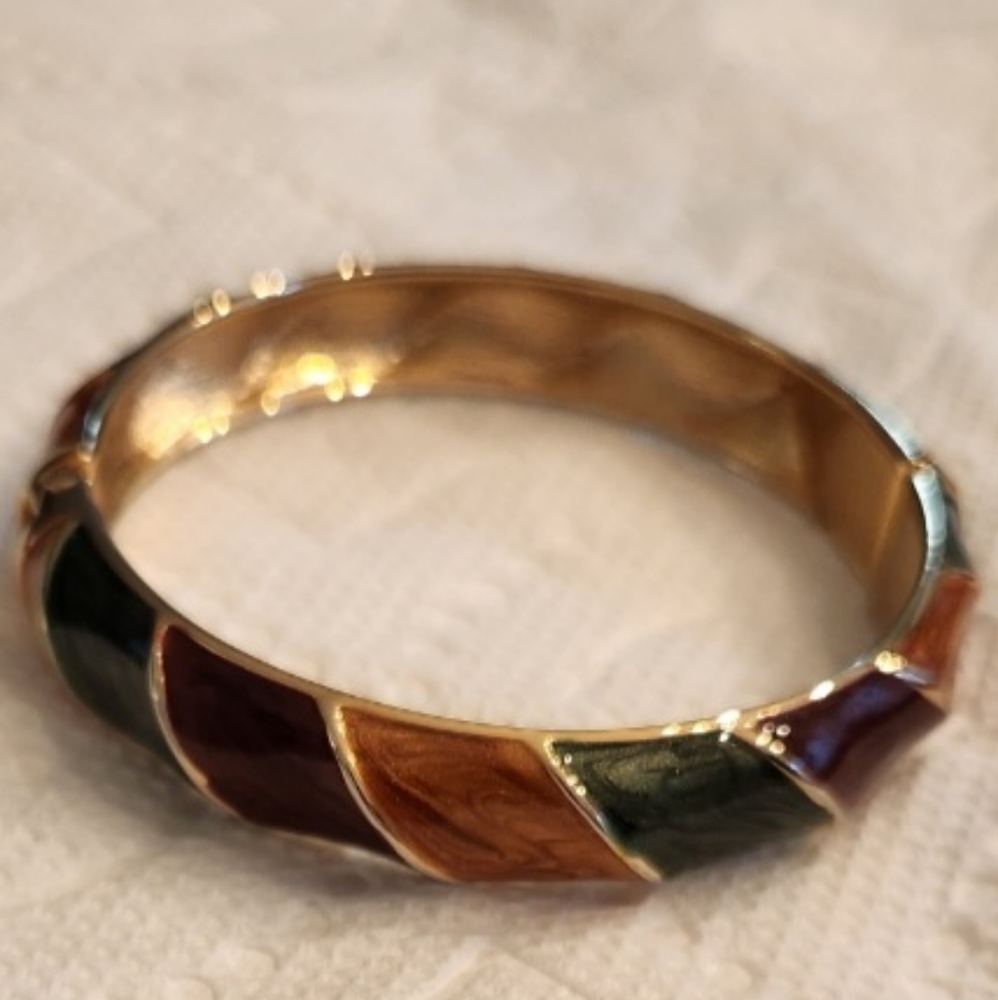 Multi Color Hinged Bracelet